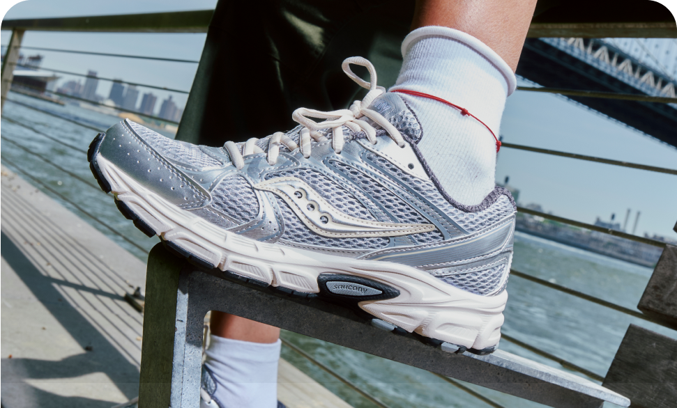 Person wearing Ride Millennium shoes